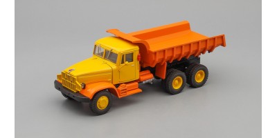 КРАЗ 222Б/256Б самосвал (1969), желто-оранжевый