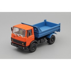 МАЗ-5551 самосвал (1985-1993), красный / синий