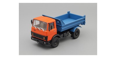 МАЗ-5551 самосвал (1985-1993), красный / синий