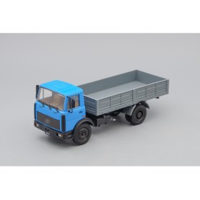 МАЗ-5337 бортовой (1991-1999), голубой / серый