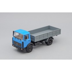МАЗ-5337 бортовой (1991-1999), голубой / серый
