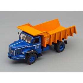 BERLIET GLM 10 Benne Carrière Marrel самосвал 1953, blue / orange