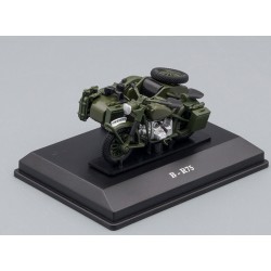 BMW R75 motorcycle with sidecar, dark green