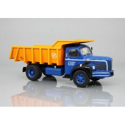 Berliet GLM 10, самосвал, dark blue-orange, 1953