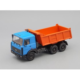 МАЗ-5516 самосвал (1995), голубой / оранжевый