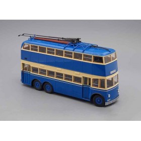 ЯТБ-3 Городской троллейбус 2-х дверный (1938-1939), синий / кремовый