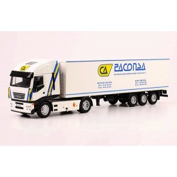 Iveco Stralis с 3-х осным п/прицепом фургон рефрижератор, PACONSA, white, 2002