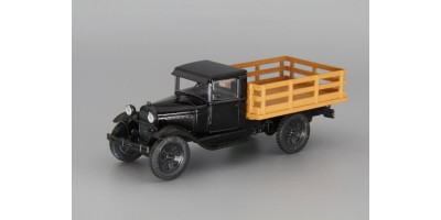 Автолегенды СССР и Соцстран №222 Форд-АА (СССР) 1927—1932 гг. чёрный