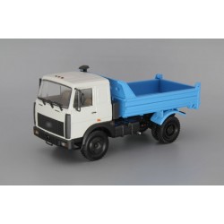 МАЗ-55514020 самосвал (1996-1999), серый / синий