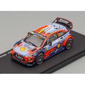 HYUNDAI i20 Coupe WRC Winner Rally Korsika, Neuville / Gilsoul (2019), blue / red