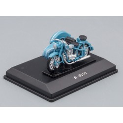 BMW R25/3 motorcycle with sidecar, light blue