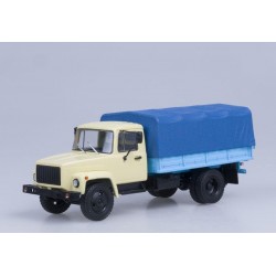 ГАЗ-33073 (двиг. ЗМЗ-513) Грузовое такси, бежевый-синий