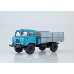ГАЗ-66 бортовой (голубой/серый)