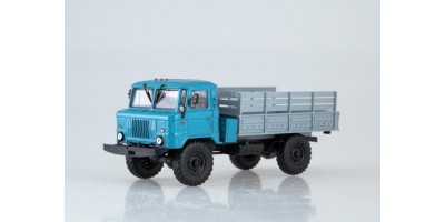 ГАЗ-66 бортовой (голубой/серый)