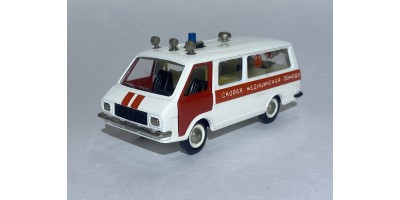 РАФ-22031 (А26), белое дно. Скорая Медицинская Помощь. Сентябрь 1983 г.