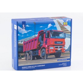 Сборная модель KAMAZ-65802-87(S5) самосвал