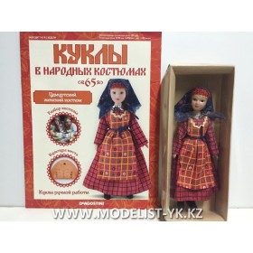 Куклы в народных костюмах №65 Кукла в удмуртском женском костюме