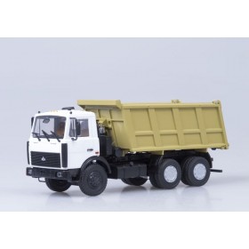 МАЗ-5516 самосвал (белый/желтый) /откидывающаяся кабина/