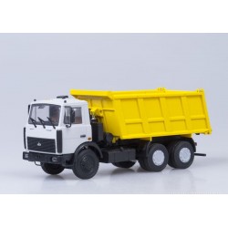 МАЗ-5516 самосвал (серый/желтый) /откидывающаяся кабина/