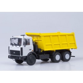 МАЗ-5516 самосвал (серый/желтый) /откидывающаяся кабина/