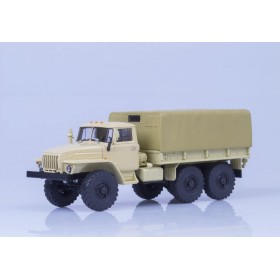 УРАЛ-4320 бортовой, с тентом (бежевый)