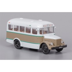 КАВЗ-651 (1958-1967), белый / коричневая полоса