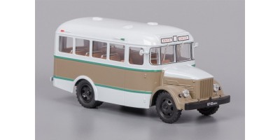 КАВЗ-651 (1958-1967), белый / коричневая полоса
